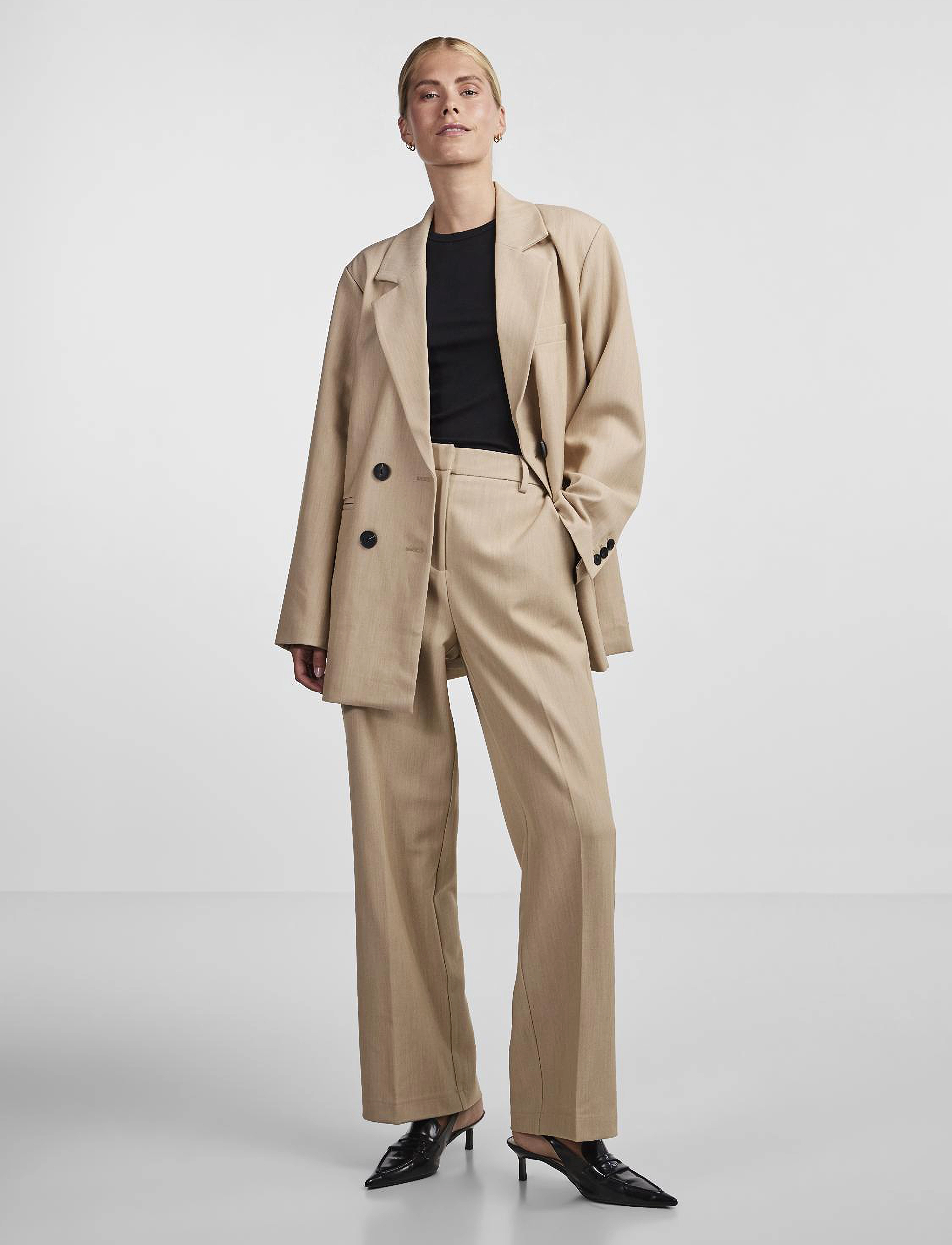 YAS - YASLIKKA HW WIDE PANTS S. NOOS - nomad - 4