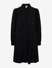 YAS - YASPALA LS SHIRT DRESS S. NOOS - shirt dresses - black - 0