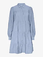 YASPALA LS SHIRT DRESS S. NOOS - KENTUCKY BLUE