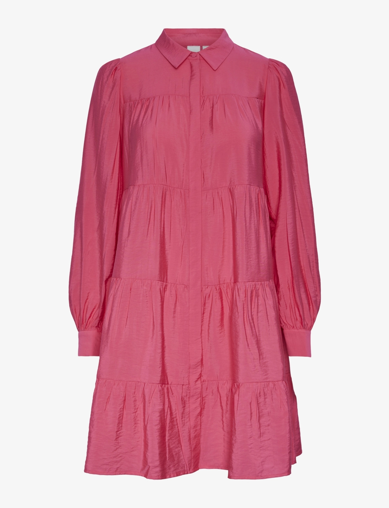 YAS YASPALA LS SHIRT DRESS S. NOOS - Clothing - RASPBERRY SORBET / pink/rose
