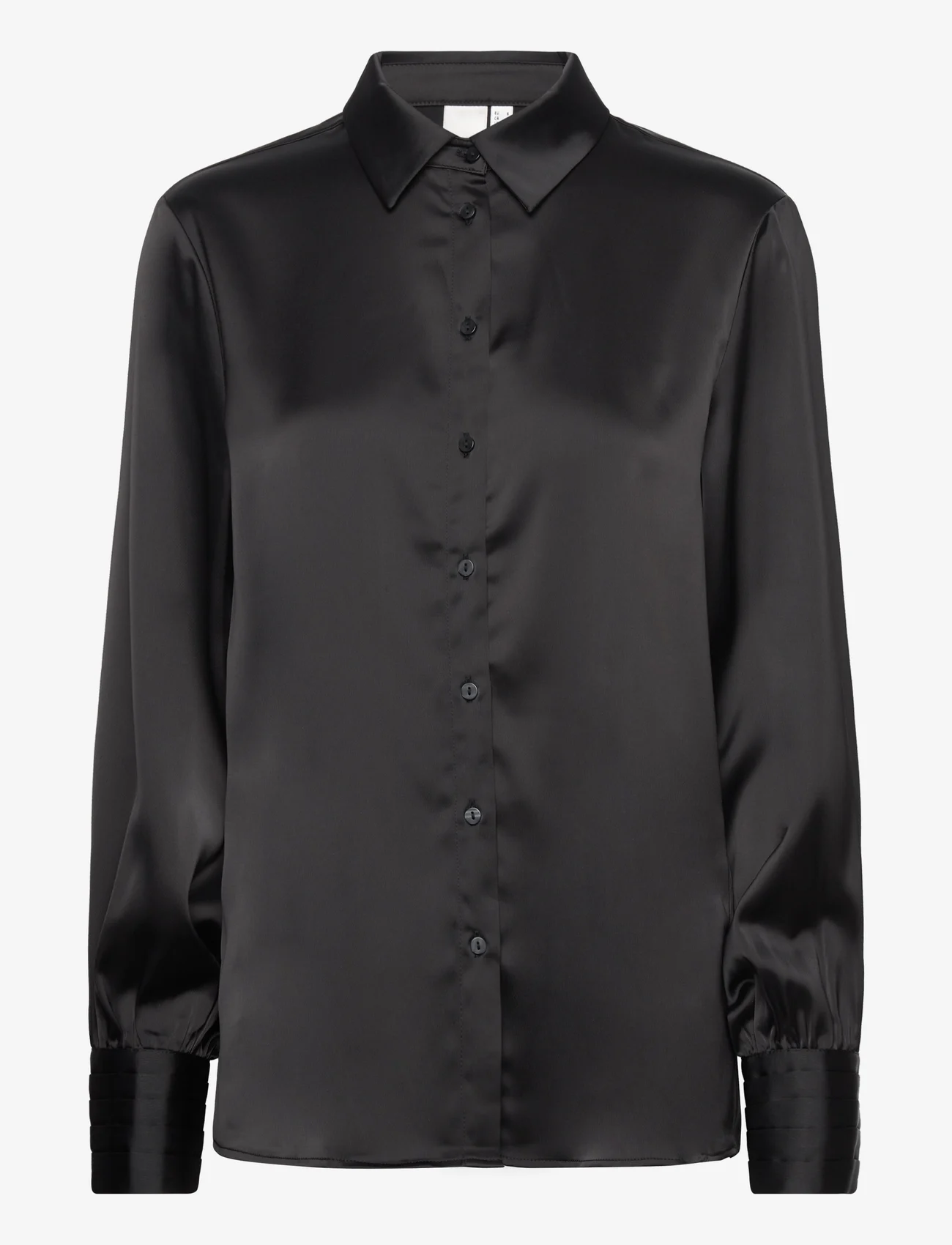 YAS - YASPELLA LS SHIRT S. NOOS - long-sleeved shirts - black - 0