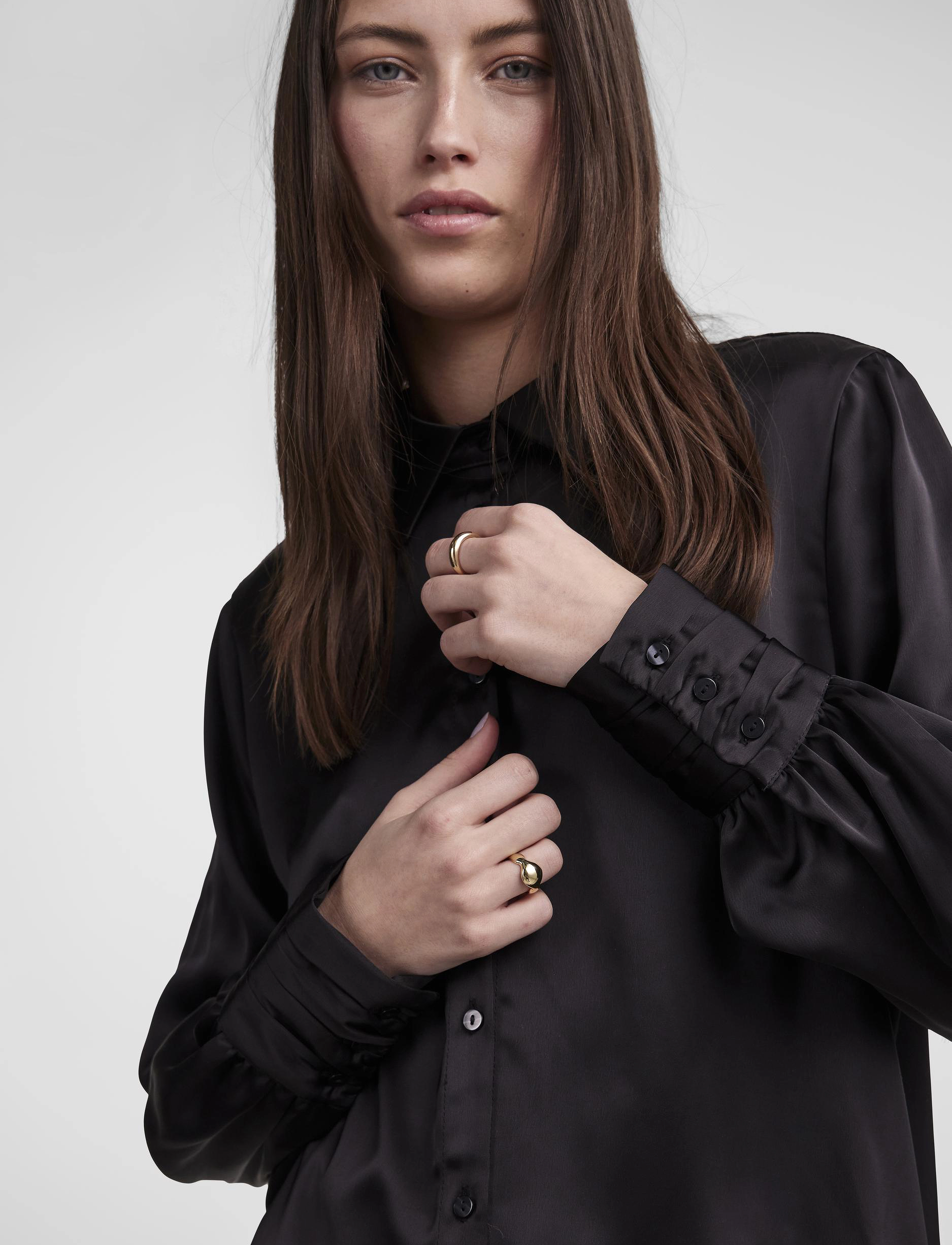 YAS - YASPELLA LS SHIRT S. NOOS - långärmade skjortor - black - 5
