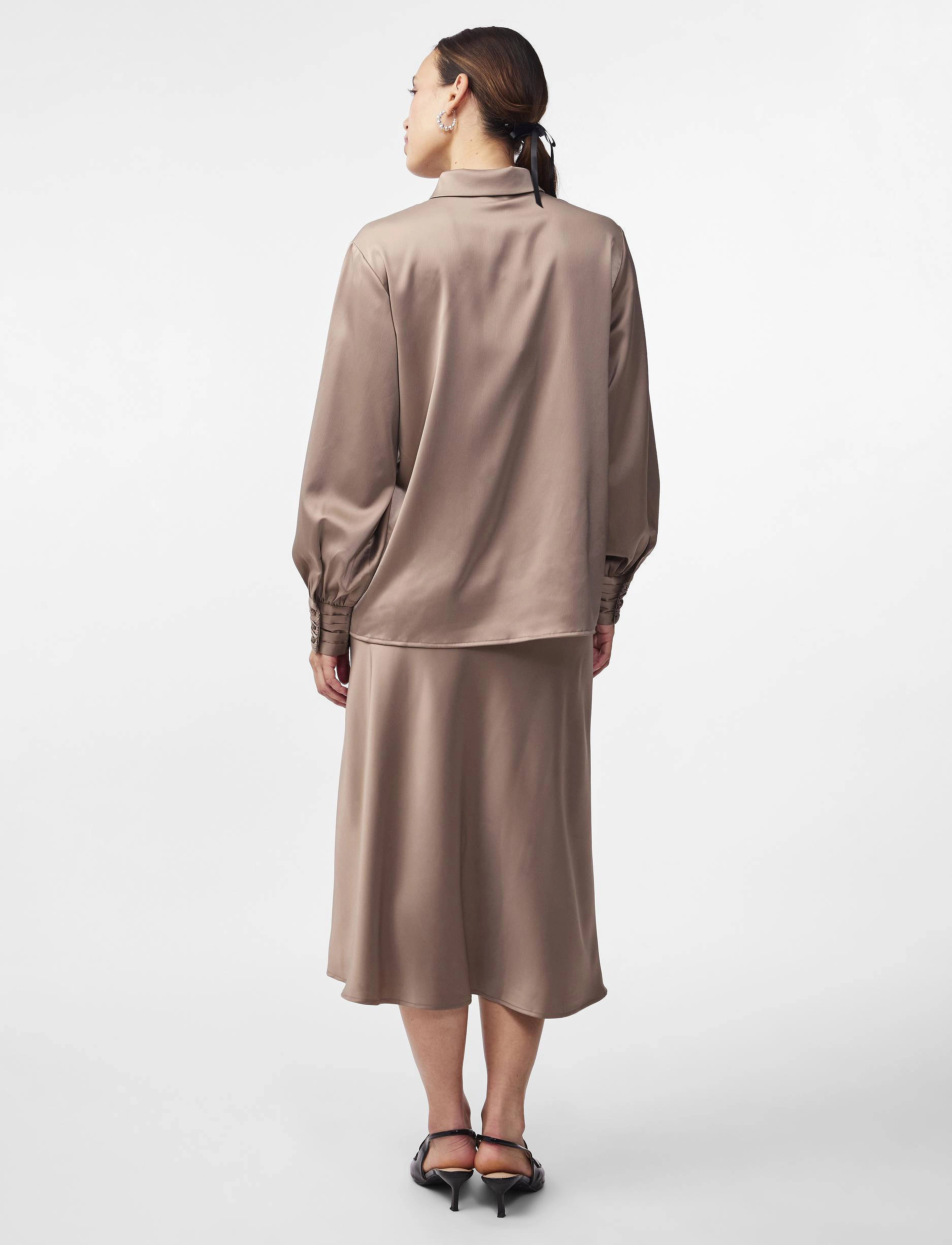 YAS - YASPELLA LS SHIRT S. NOOS - langærmede skjorter - fungi - 3