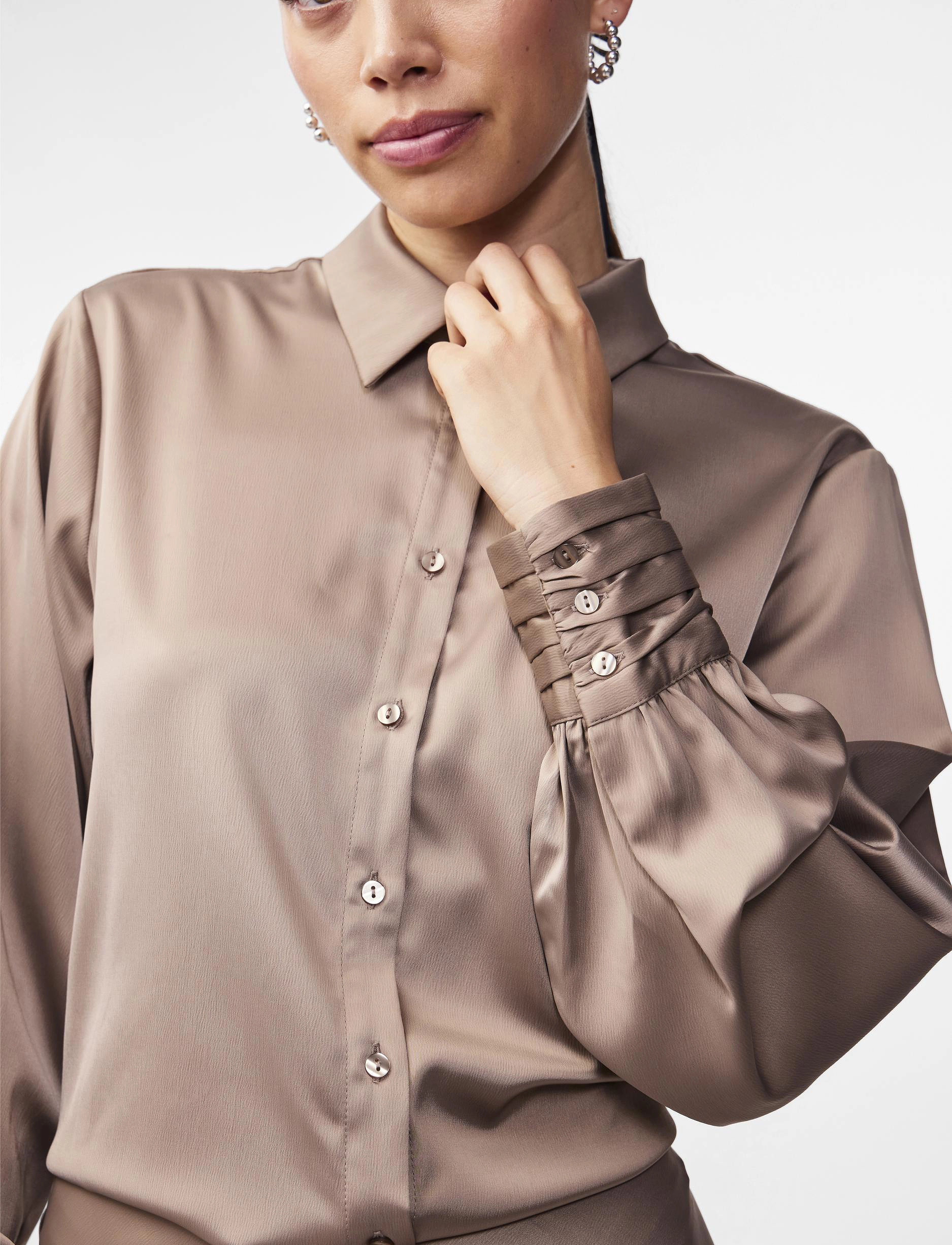 YAS - YASPELLA LS SHIRT S. NOOS - langærmede skjorter - fungi - 5