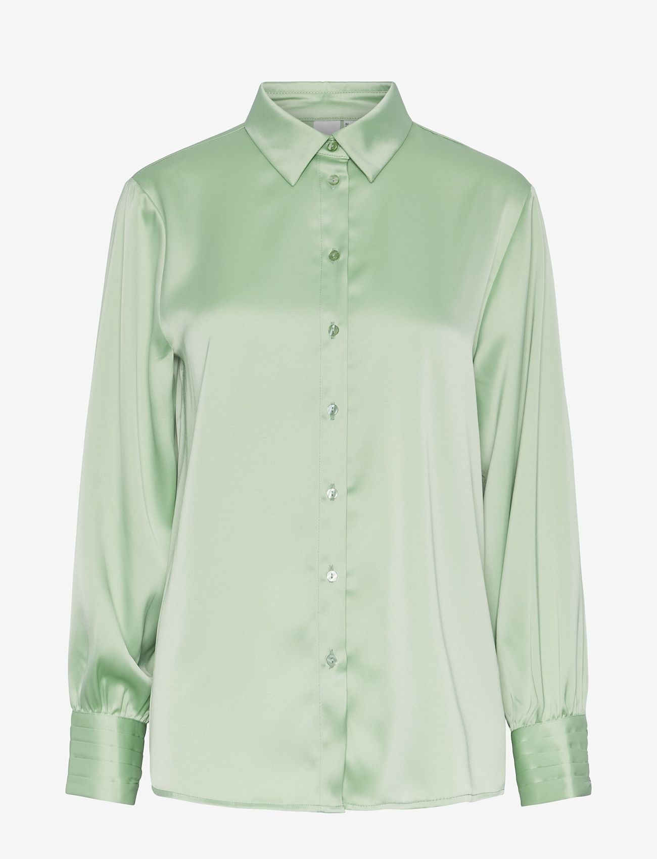YAS - YASPELLA LS SHIRT S. NOOS - långärmade skjortor - quiet green - 0