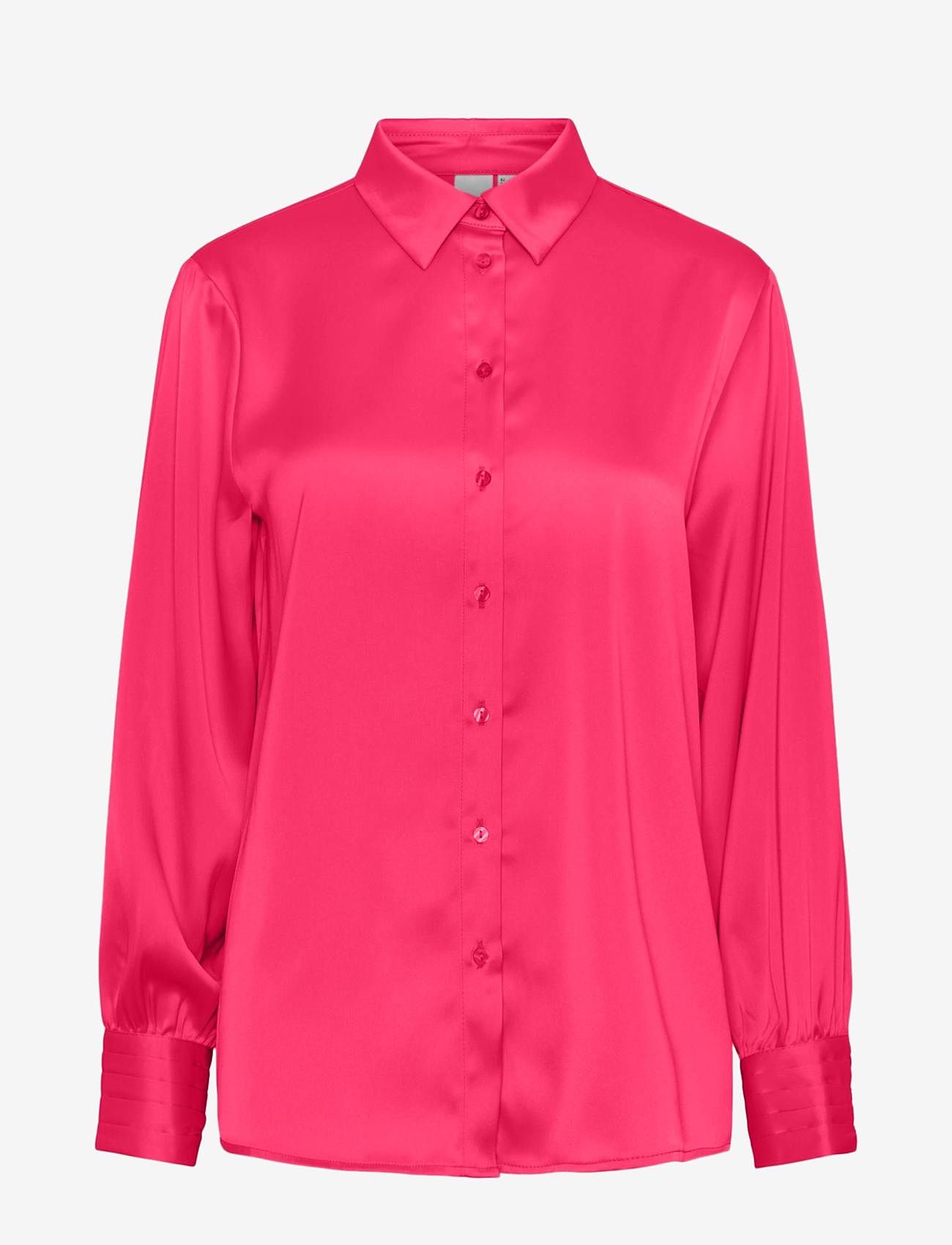 YAS - YASPELLA LS SHIRT S. NOOS - long-sleeved shirts - raspberry sorbet - 0
