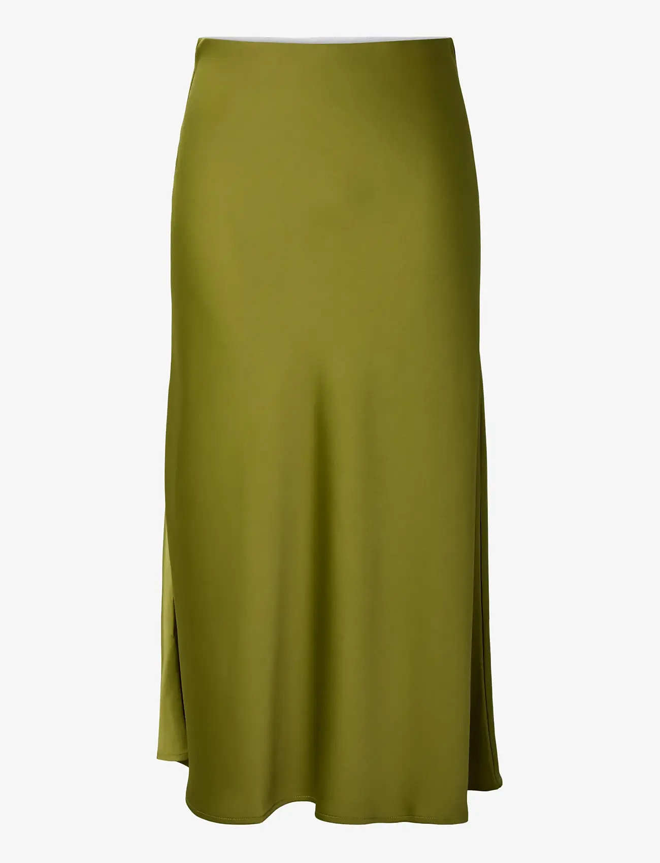 YAS - YASPELLA HW MIDI SKIRT S. NOOS - satinkjolar - cardamom seed - 1