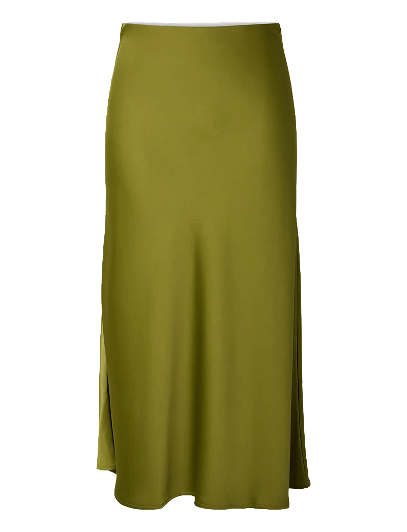 YAS - YASPELLA HW MIDI SKIRT S. NOOS - satinkjolar - cardamom seed - 1