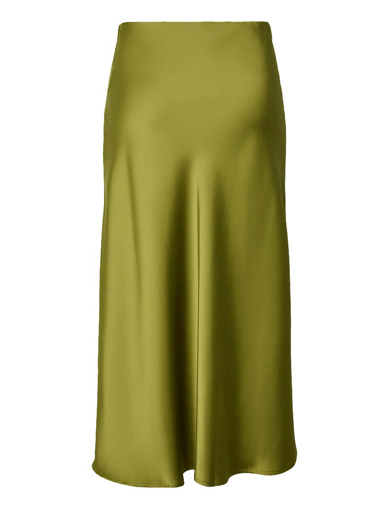 YAS - YASPELLA HW MIDI SKIRT S. NOOS - satinkjolar - cardamom seed - 2