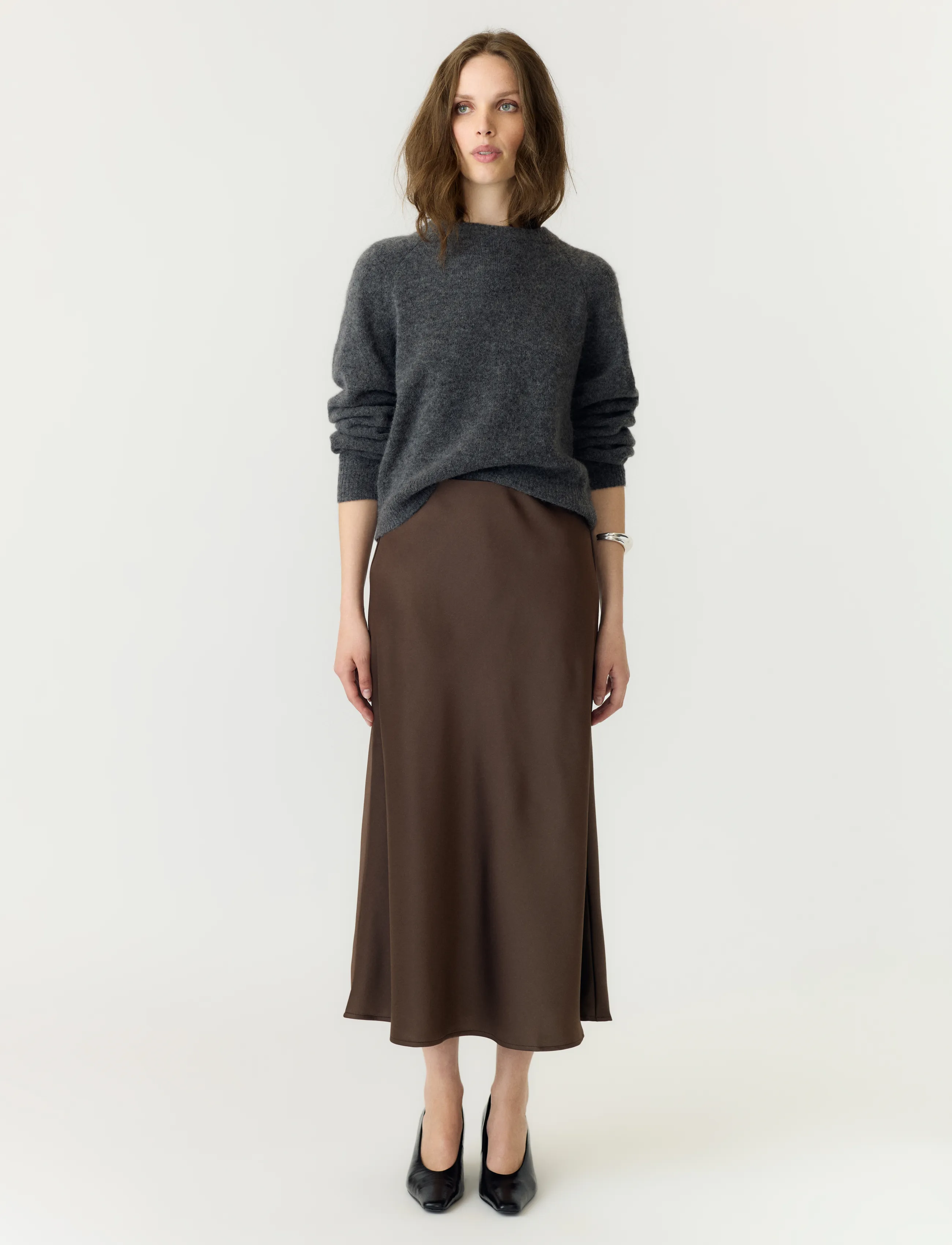 YAS Yaspella Hw Midi Skirt S. Noos midikjolar dam – bild 6