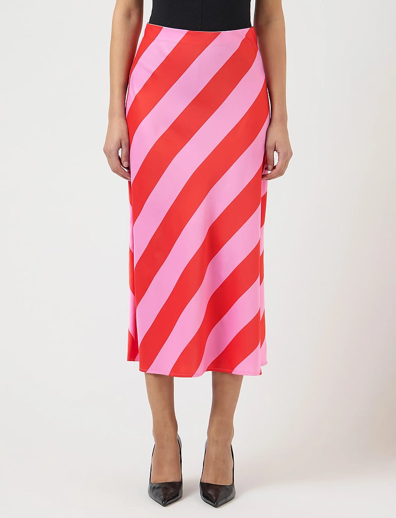 YAS - YASPELLA HW MIDI SKIRT S. NOOS - satiinist seelikud - cyclamen - 0