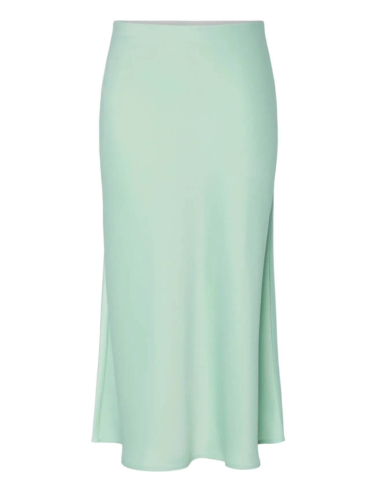 YAS YASPELLA HW MIDI SKIRT S. NOOS - Satinnederdele - LICHEN / green