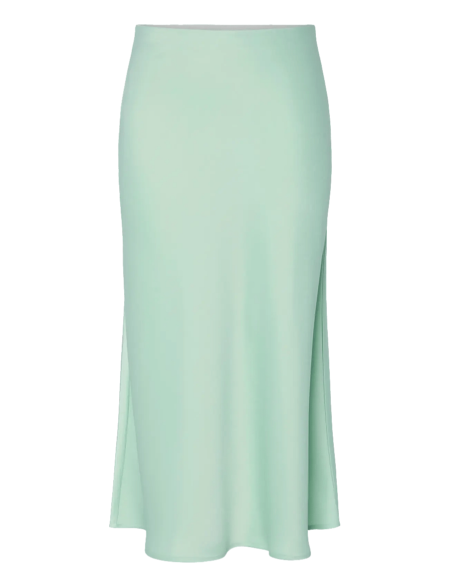 YAS - YASPELLA HW MIDI SKIRT S. NOOS - satinnederdele - lichen - 1