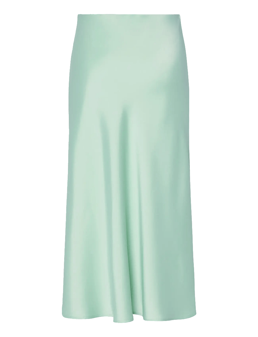 YAS - YASPELLA HW MIDI SKIRT S. NOOS - satinnederdele - lichen - 2