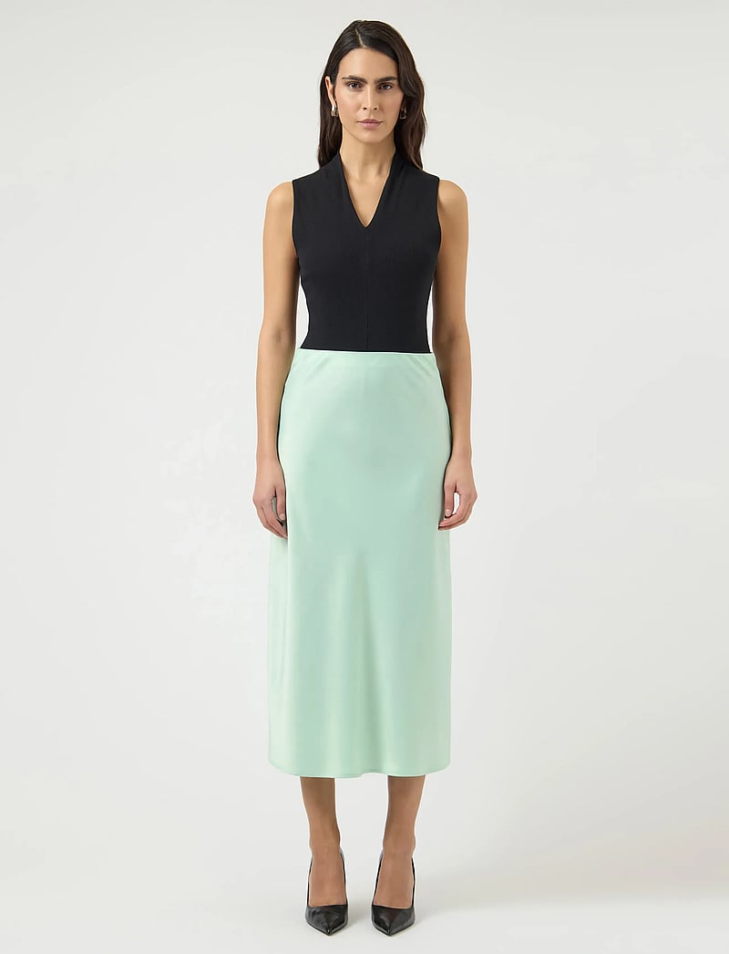 YAS - YASPELLA HW MIDI SKIRT S. NOOS - satinröcke - lichen - 4