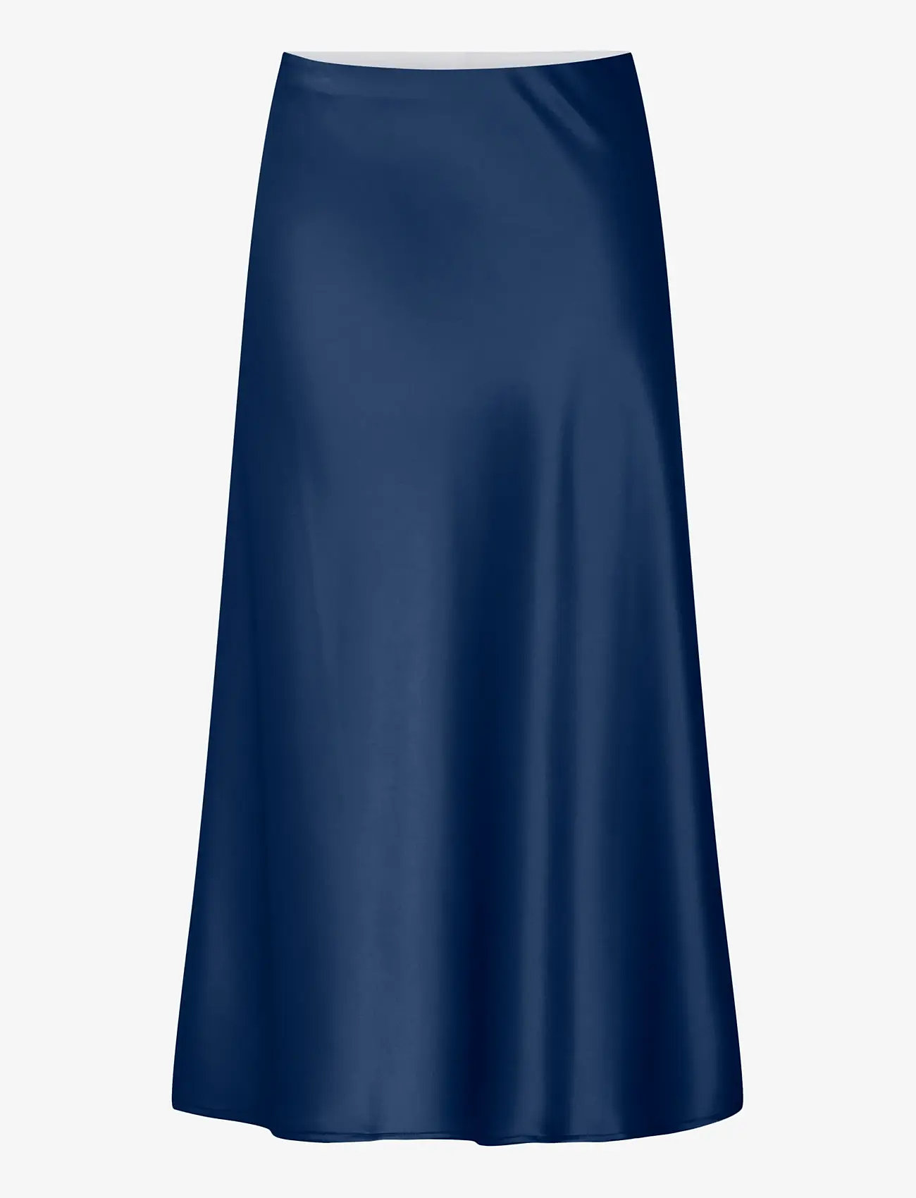 YAS - YASPELLA HW MIDI SKIRT S. NOOS - satinkjolar - navy peony - 1