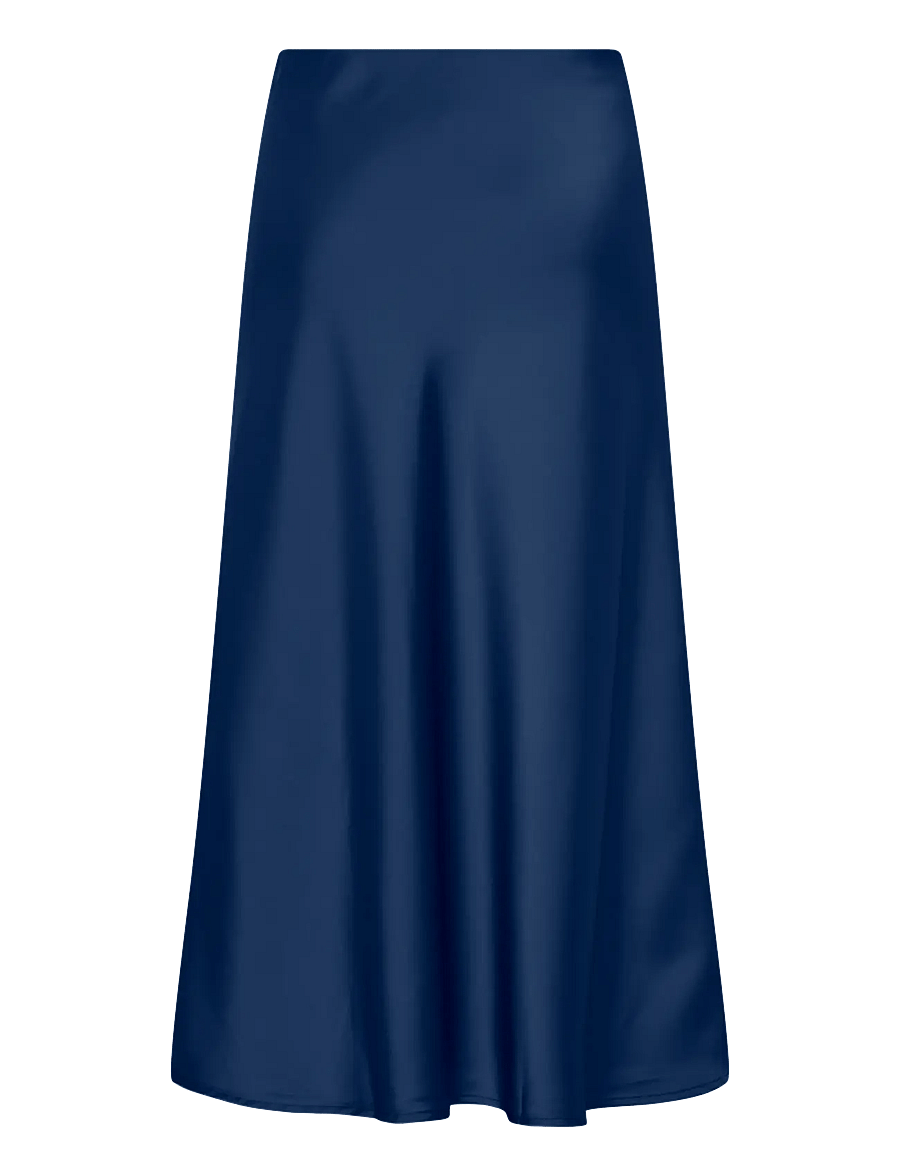YAS - YASPELLA HW MIDI SKIRT S. NOOS - jupes en satin - navy peony - 2
