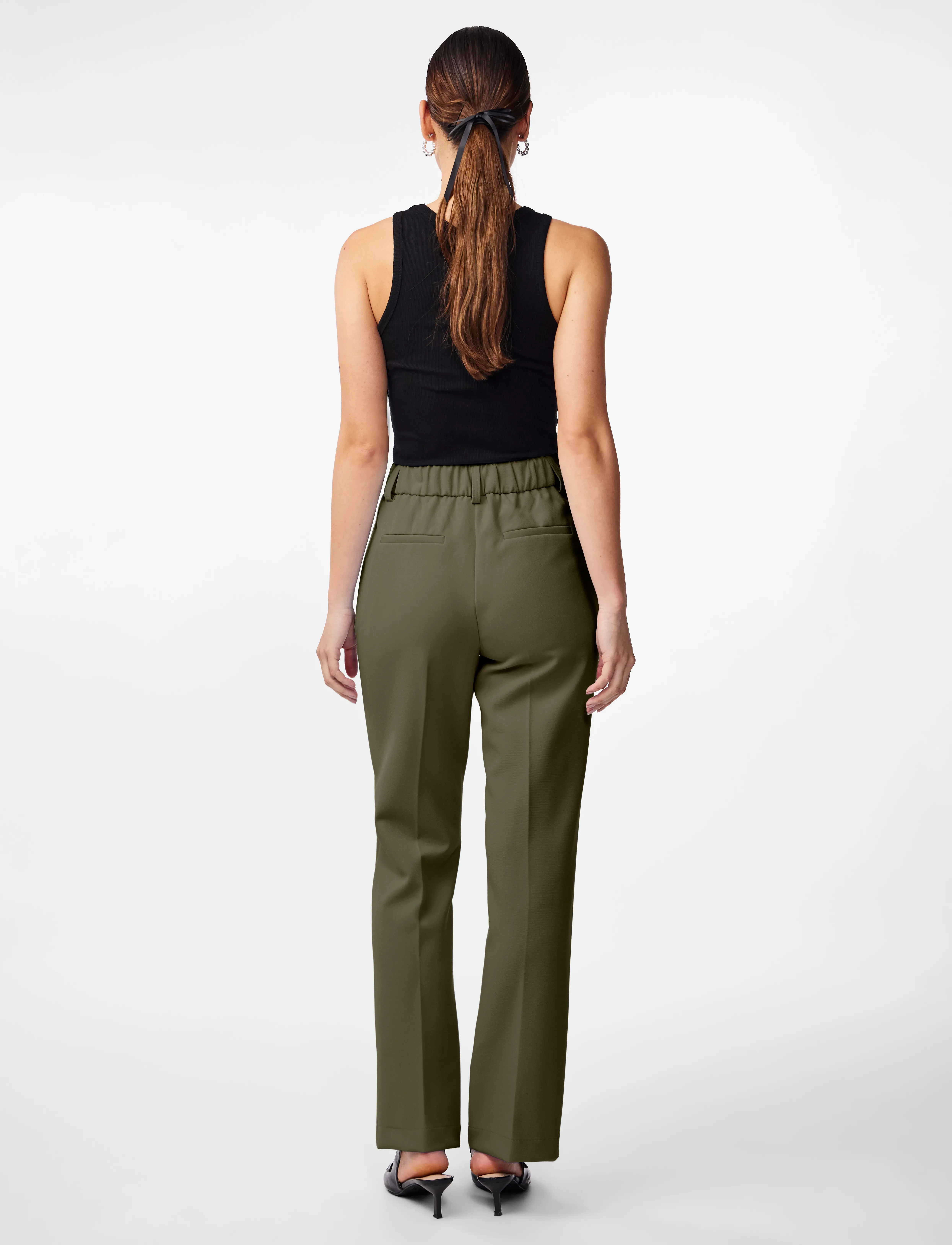 YAS - YASLIKKA HW PANTS S. NOOS - pantalons - capers - 3