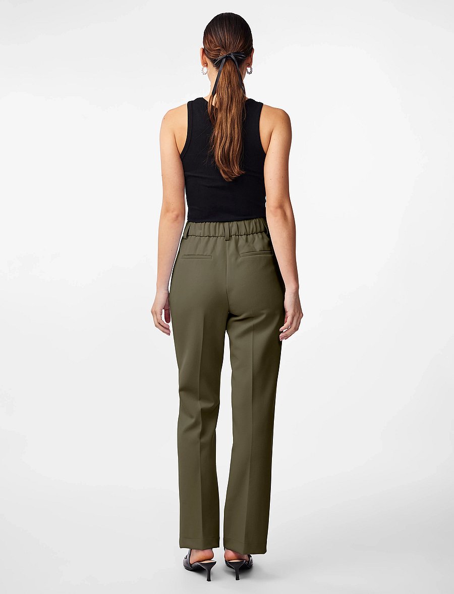 YAS - YASLIKKA HW PANTS S. NOOS - puvunhousut - capers - 3