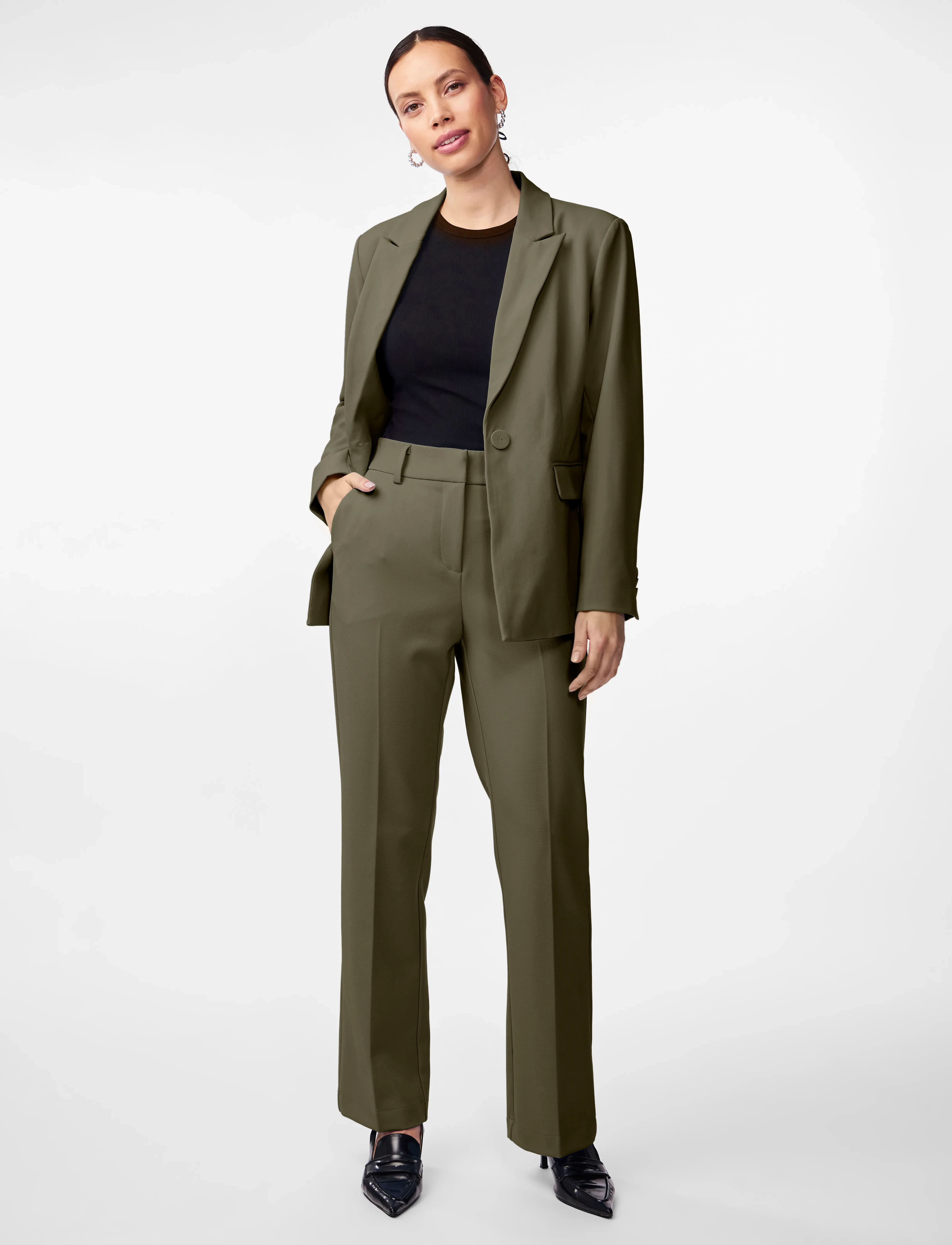 YAS - YASLIKKA HW PANTS S. NOOS - pantalons - capers - 4