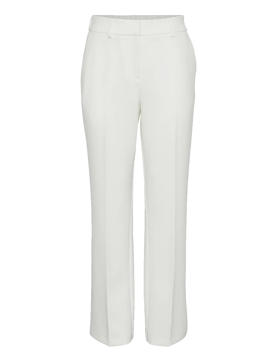 YAS - YASLIKKA HW PANTS S. NOOS - anzugshosen - star white - 1