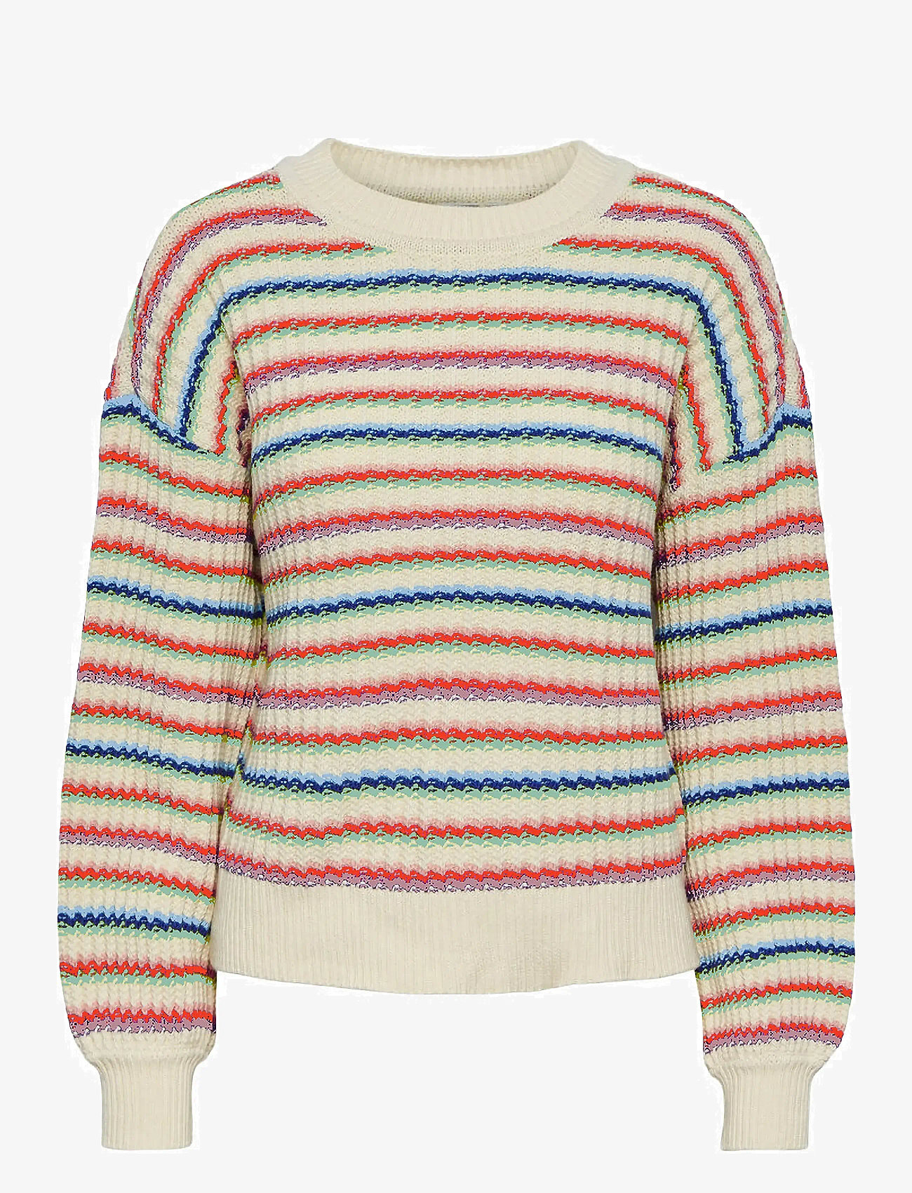YAS - YASBOOGIE LS KNIT PULLOVER S. - birch - 0