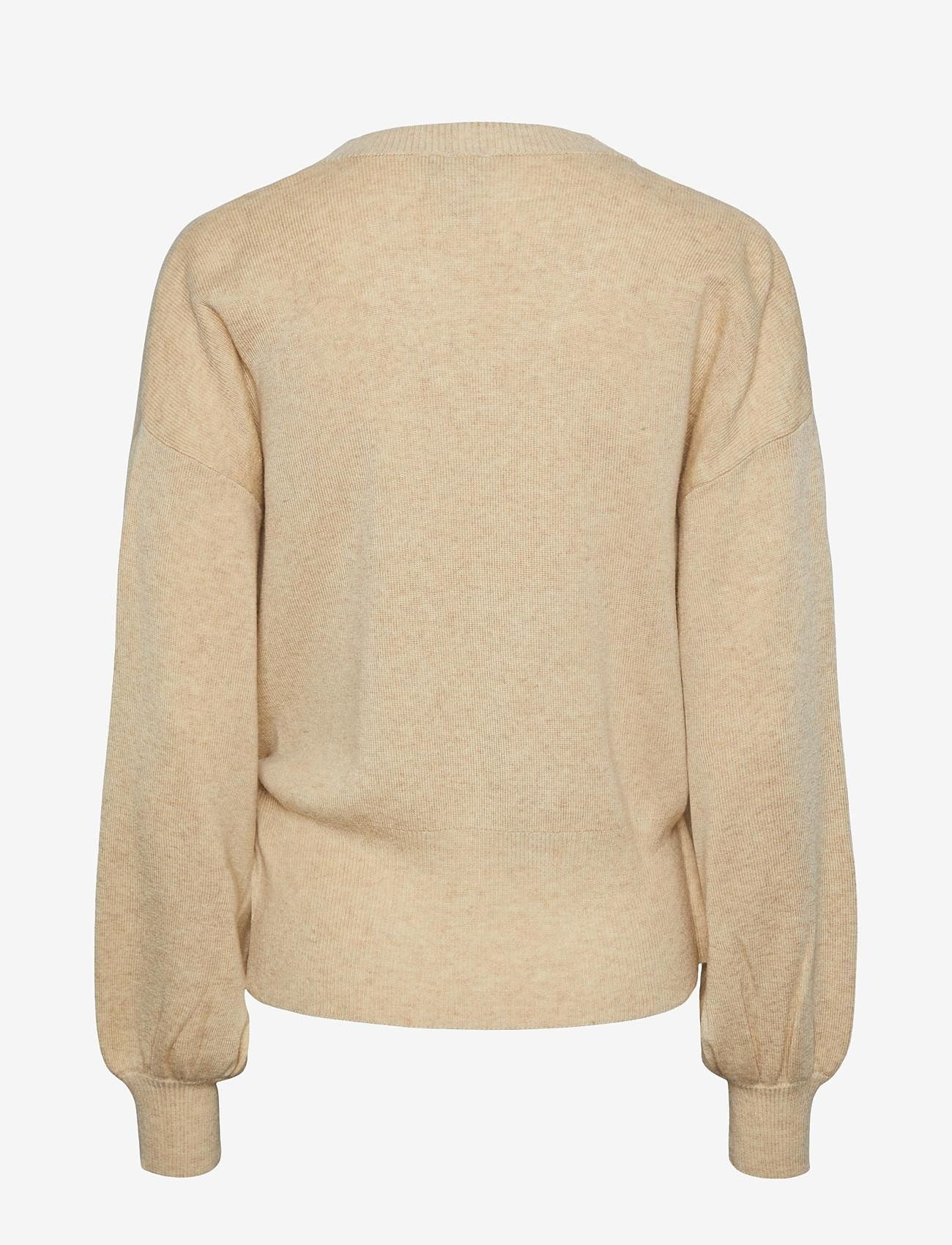 YAS - YASASSI LS WRAP KNIT CARDIGAN S. NOOS - kardiganai - birch - 2