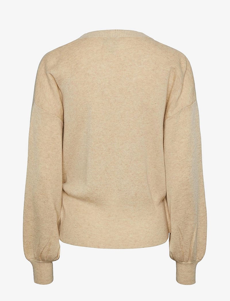 YAS - YASASSI LS WRAP KNIT CARDIGAN S. NOOS - kardigani - birch - 2