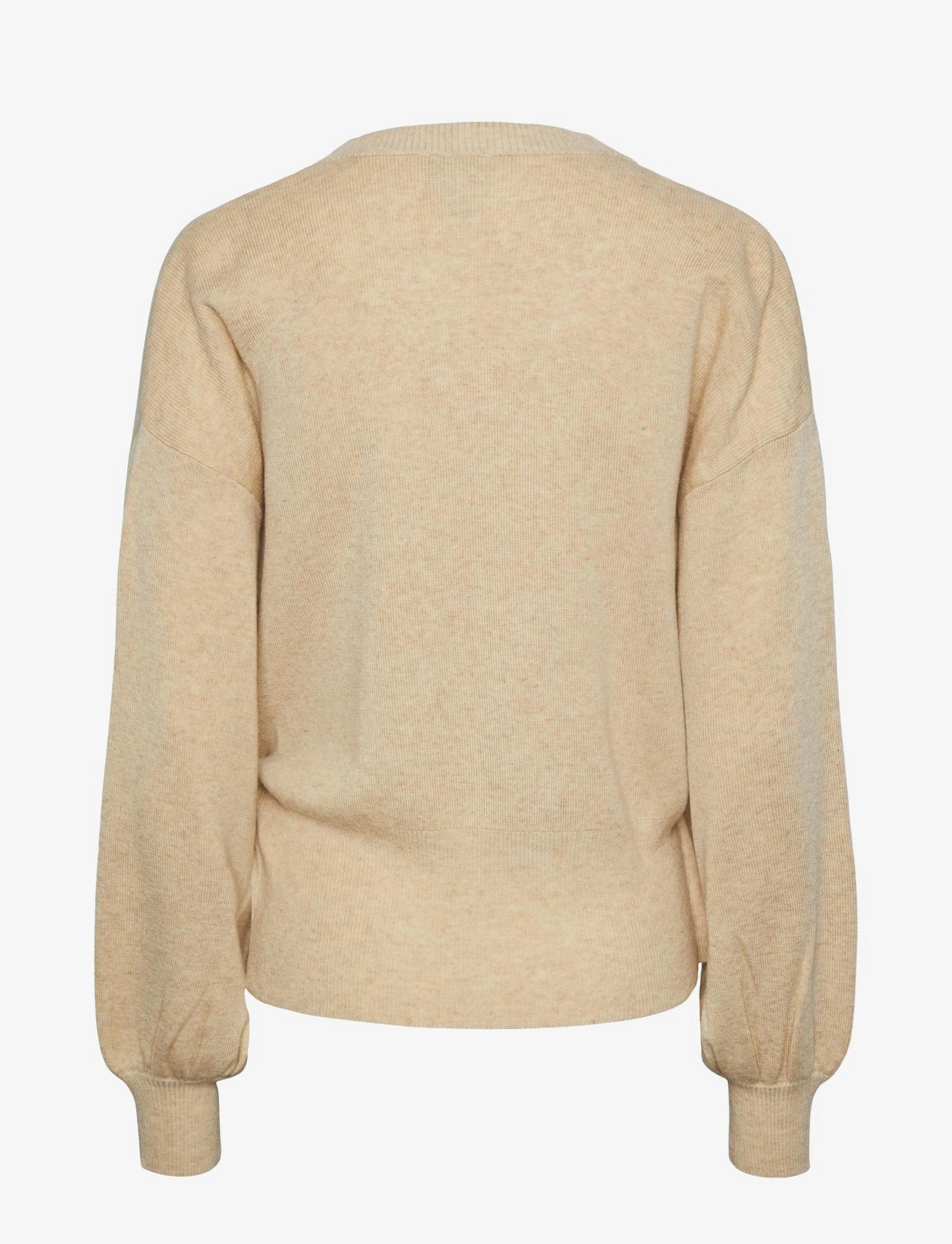 YAS - YASASSI LS WRAP KNIT CARDIGAN S. NOOS - cardigans - birch - 2