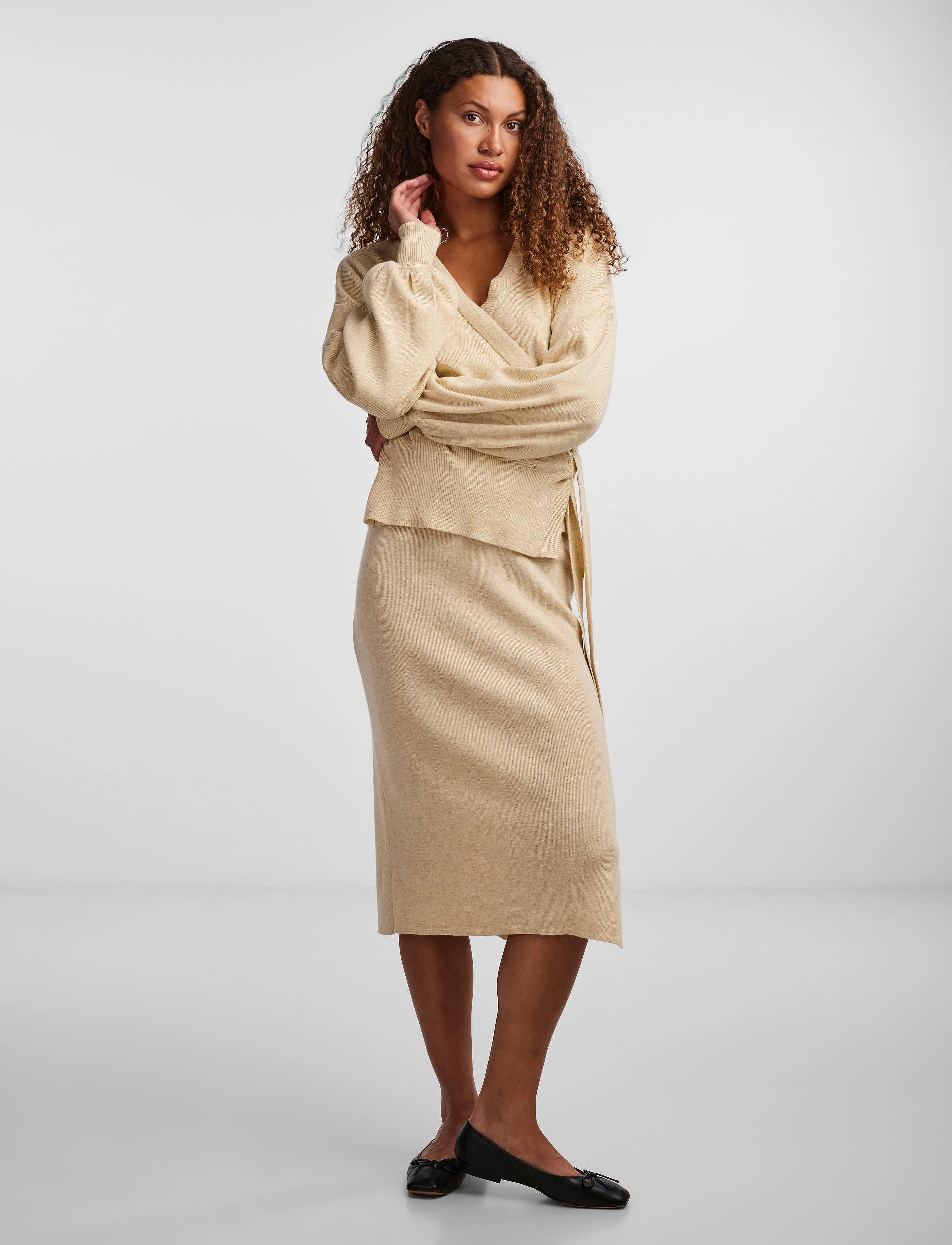 Yasassi Ls Wrap Knit Cardigan S. Noos 3