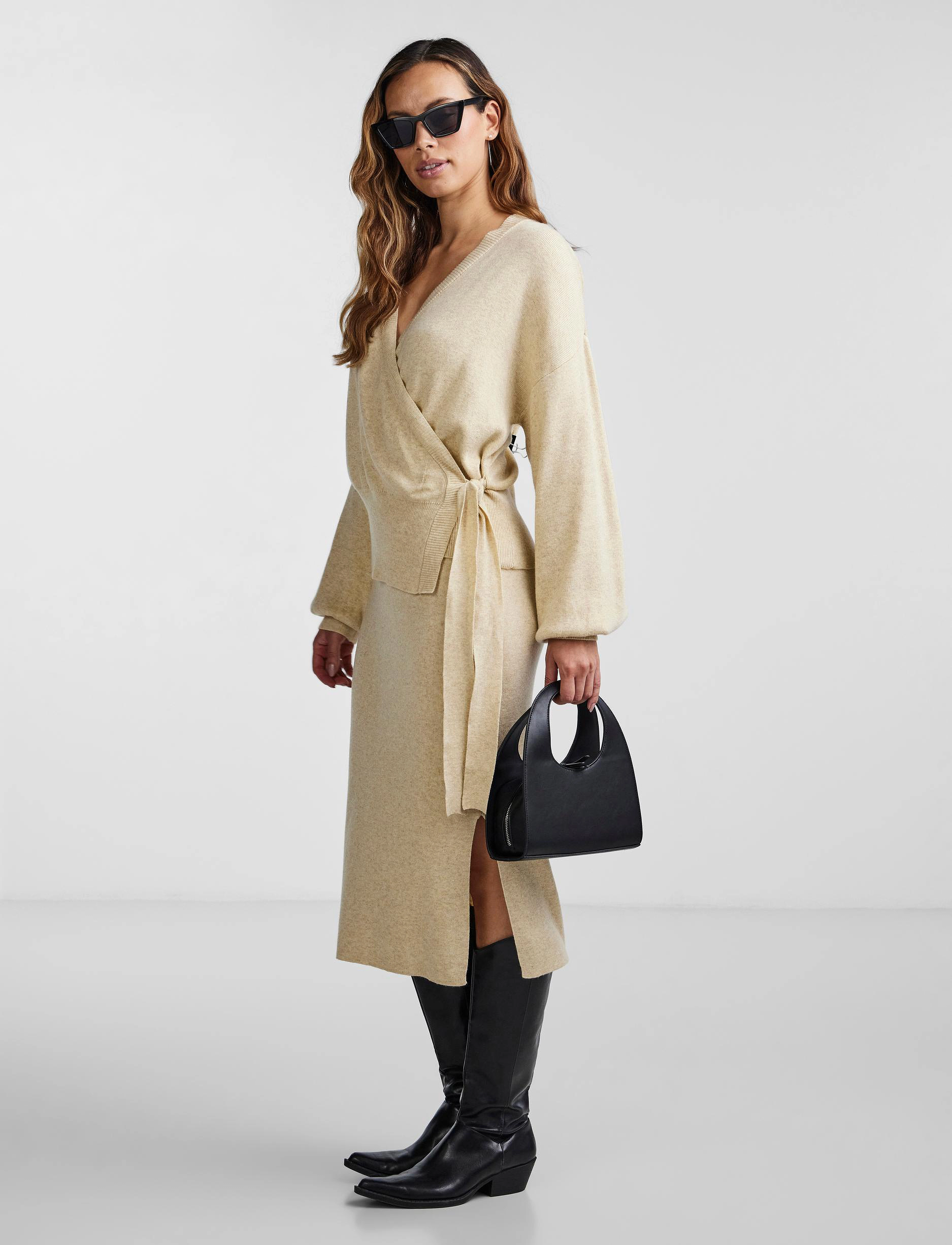 Yasassi Ls Wrap Knit Cardigan S. Noos 5