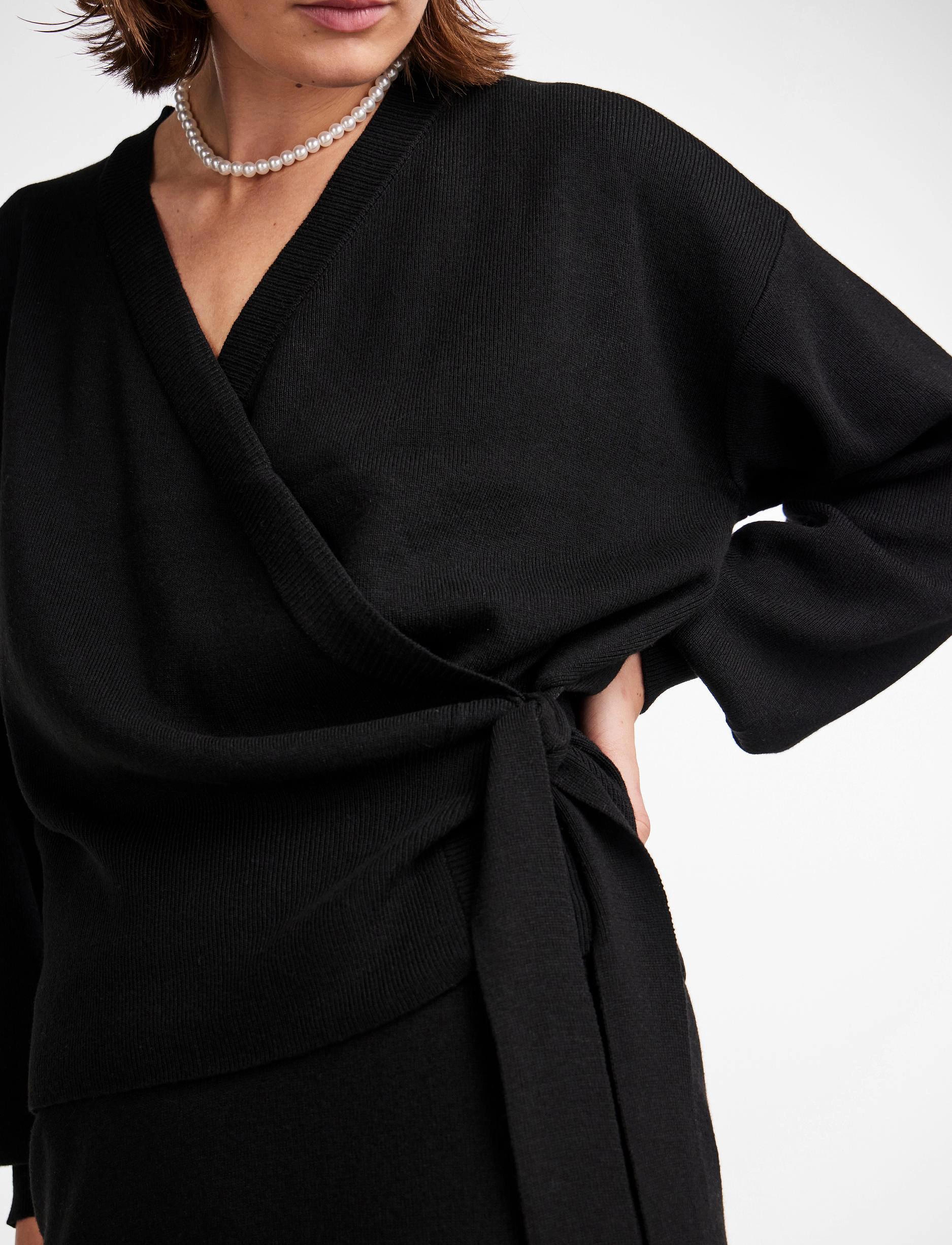 Yasassi Ls Wrap Knit Cardigan S. Noos 4