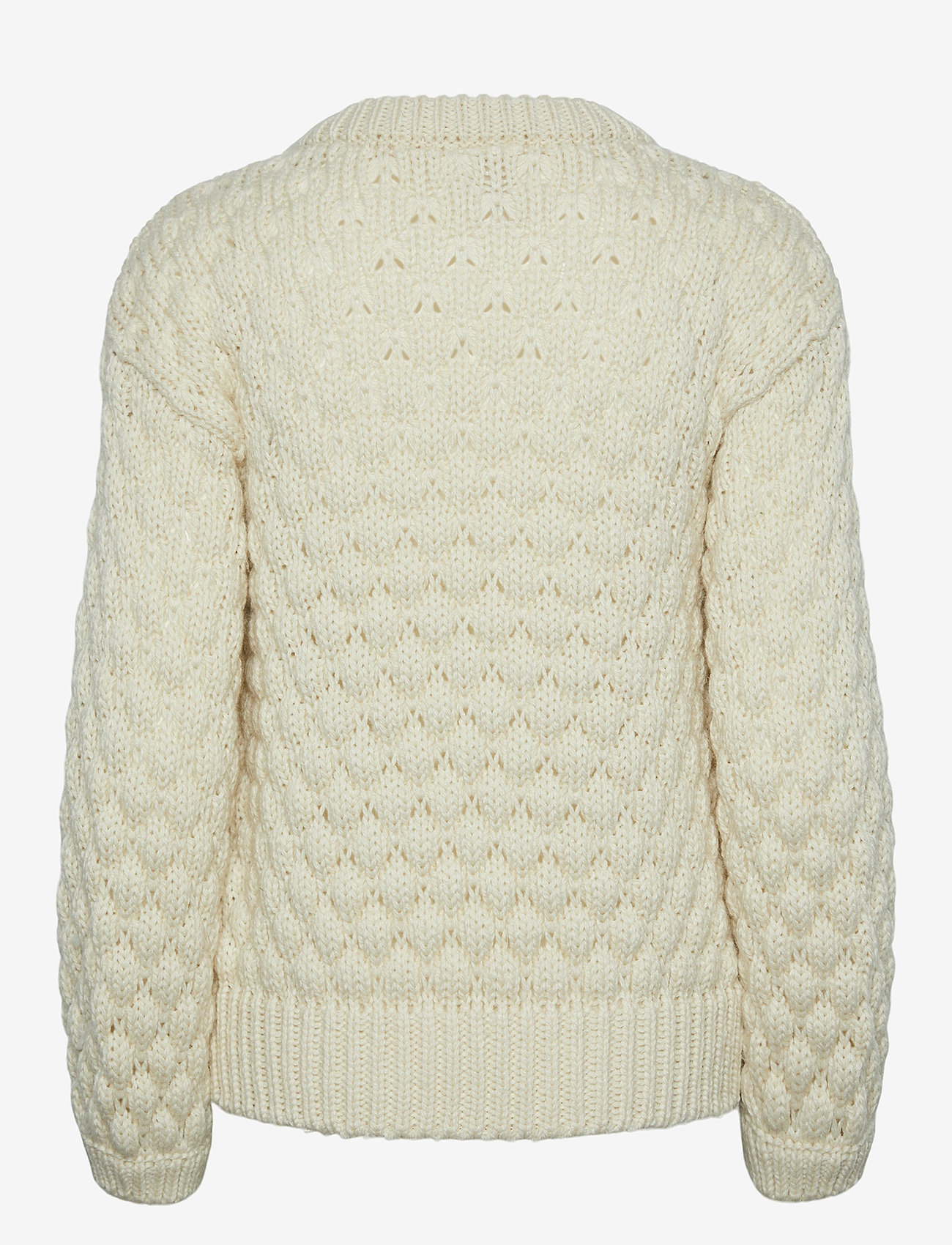 YAS - YASBUBBA LS KNIT PULLOVER S. NOOS - stickade tröjor - birch - 2