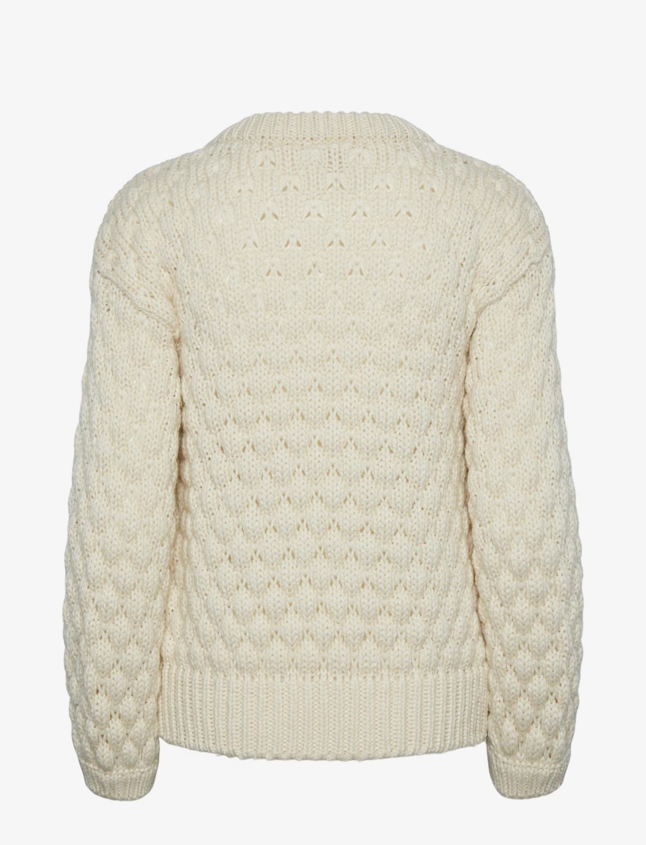 YAS - YASBUBBA LS KNIT PULLOVER S. NOOS - laveste priser - birch - 2
