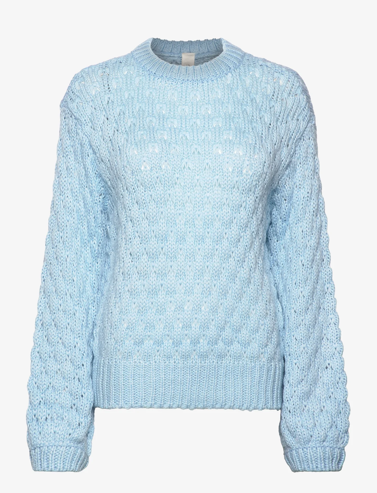 YAS - YASBUBBA LS KNIT PULLOVER S. NOOS - sviitrid - clear sky - 0