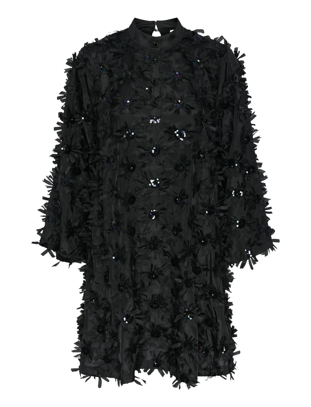 YAS Yasabelone 7/8 Kurz Kleid - Show Schwarz - 36 - Damen