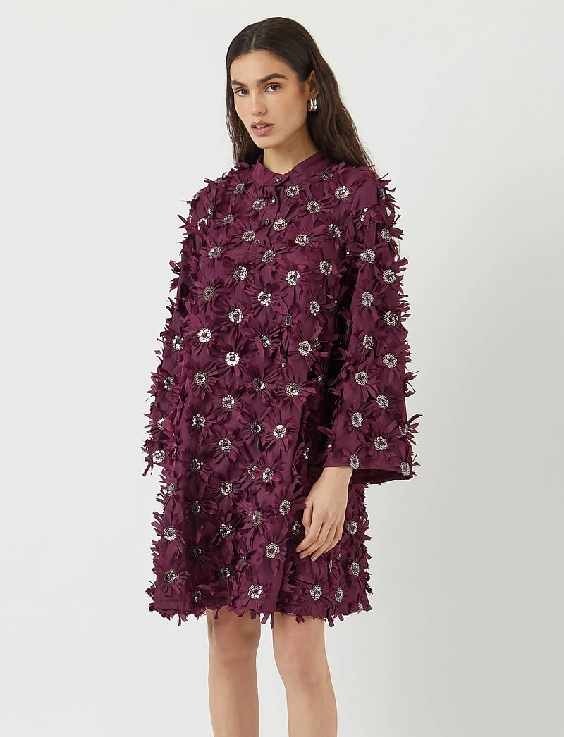 YAS - YASABELONE 7/8 SHORT DRESS - SHOW - cocktailkleider - port royale - 0