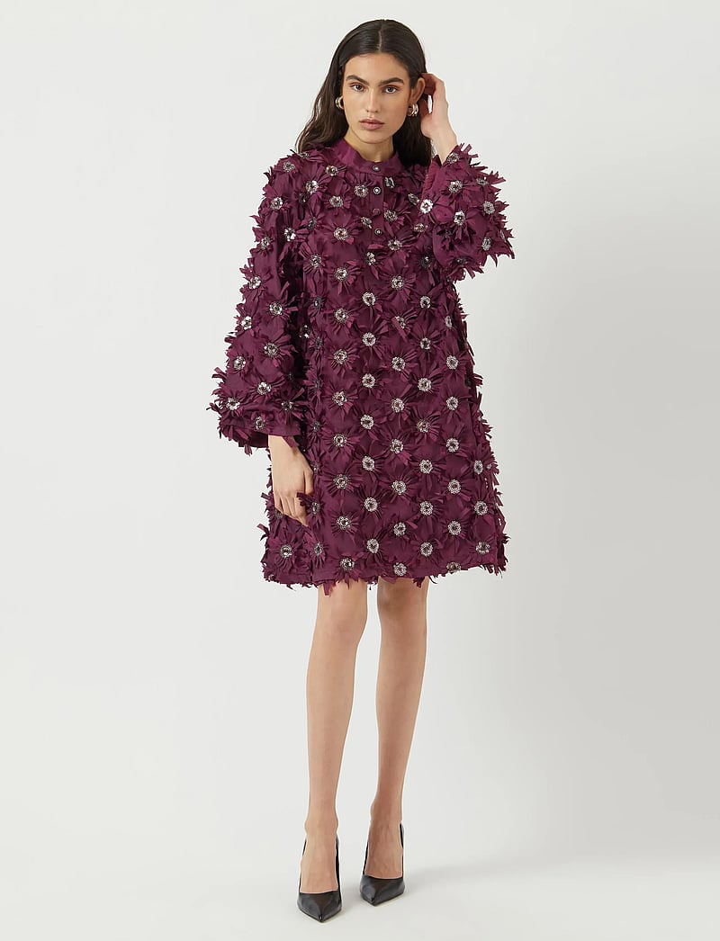 YAS - YASABELONE 7/8 SHORT DRESS - SHOW - cocktailkleider - port royale - 4