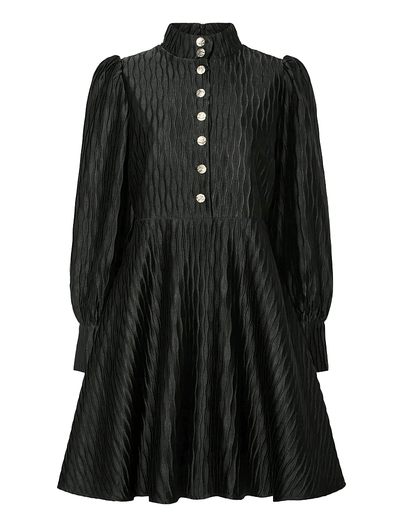 YAS - YASRIPPLE LS DRESS S. NOOS - partykleider - black - 1