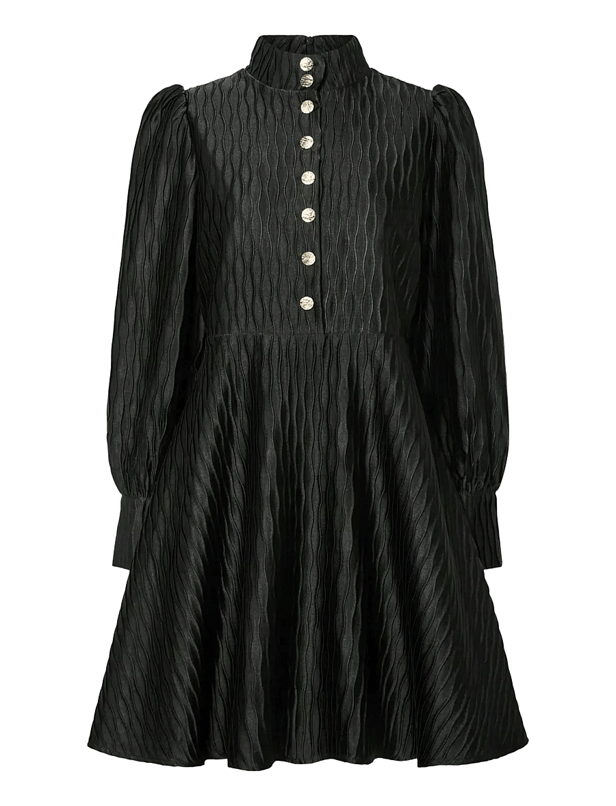 YAS - YASRIPPLE LS DRESS S. NOOS - proginės suknelės - black - 1