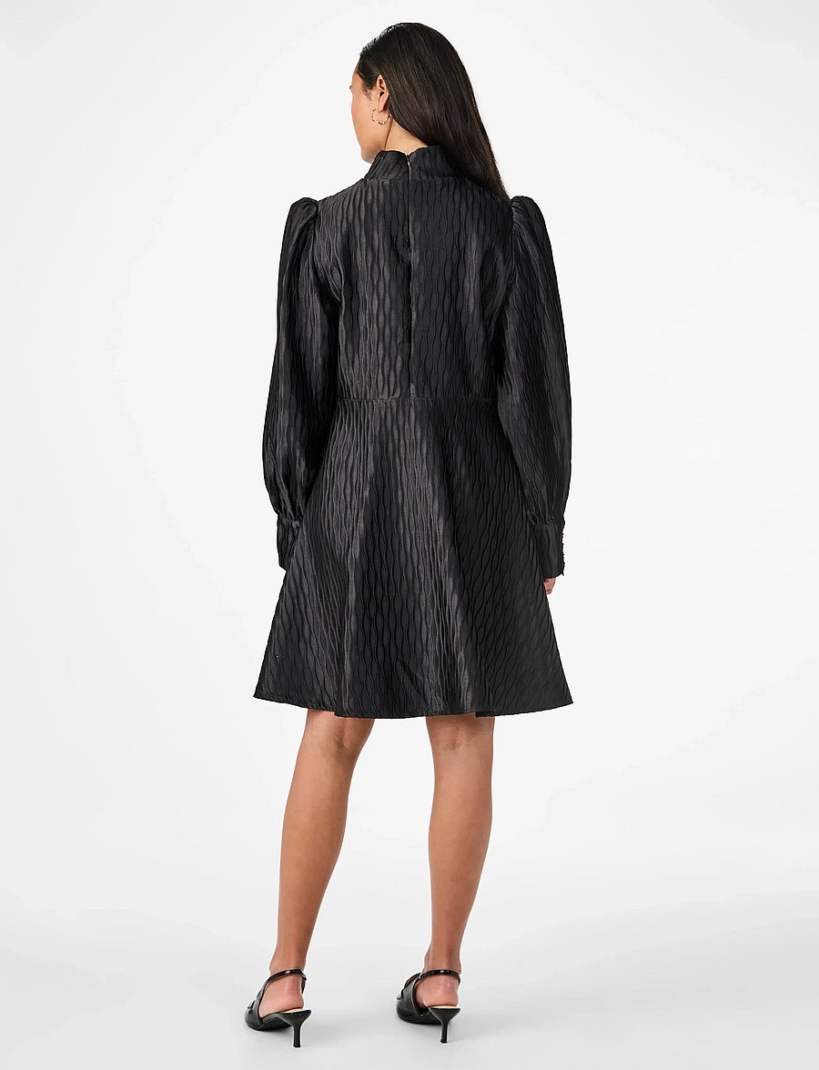 YAS - YASRIPPLE LS DRESS S. NOOS - proginės suknelės - black - 3