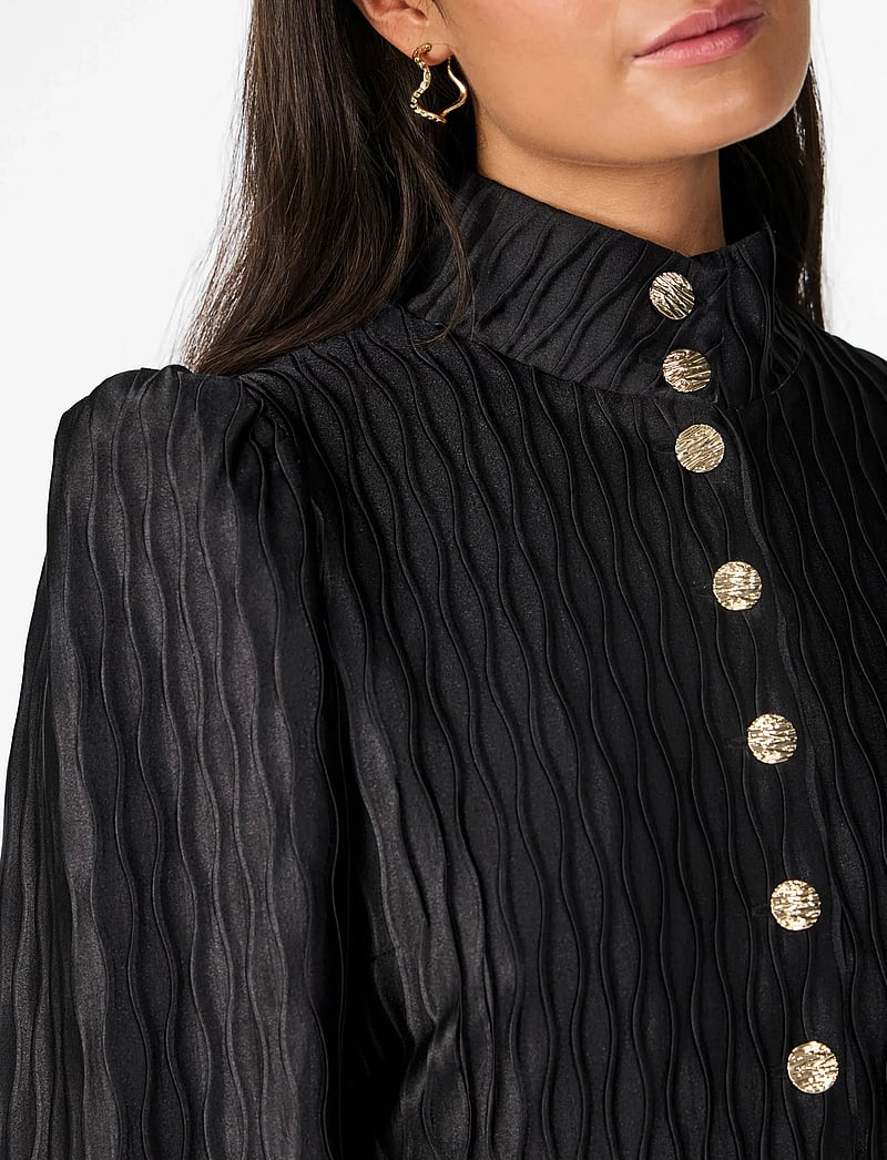 YAS - YASRIPPLE LS DRESS S. NOOS - partykleider - black - 5