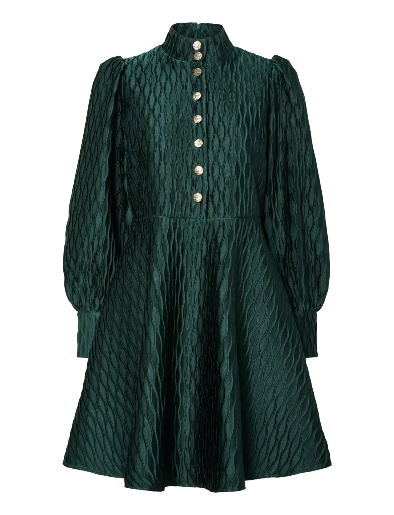 YAS YASRIPPLE LS DRESS S. NOOS - Kjoler - PONDEROSA PINE / green