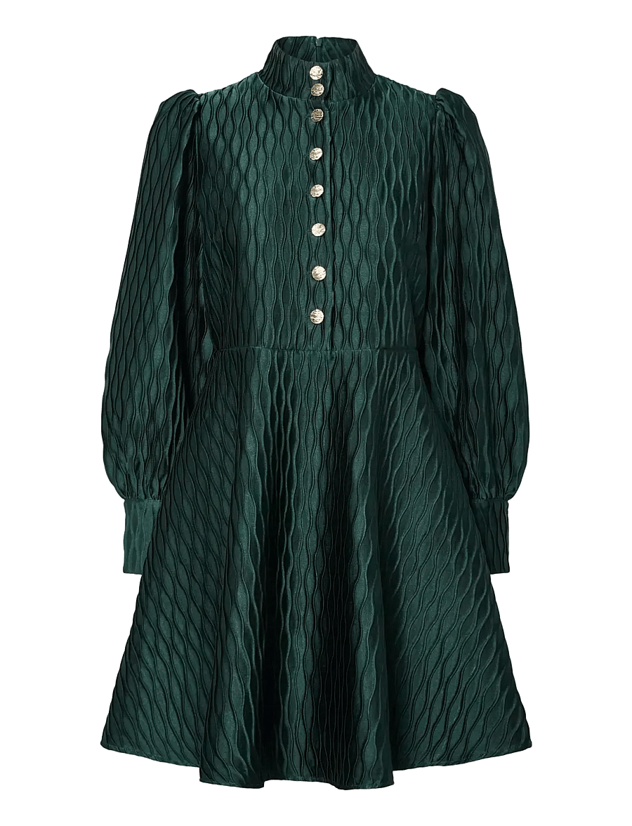 YAS - YASRIPPLE LS DRESS S. NOOS - pidulikud kleidid - ponderosa pine - 1