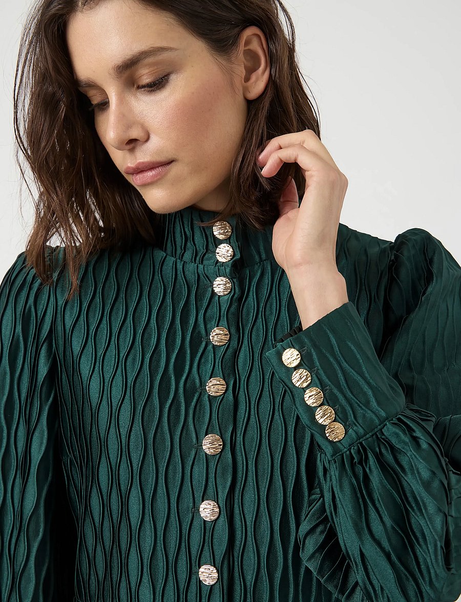 YAS - YASRIPPLE LS DRESS S. NOOS - pidulikud kleidid - ponderosa pine - 5