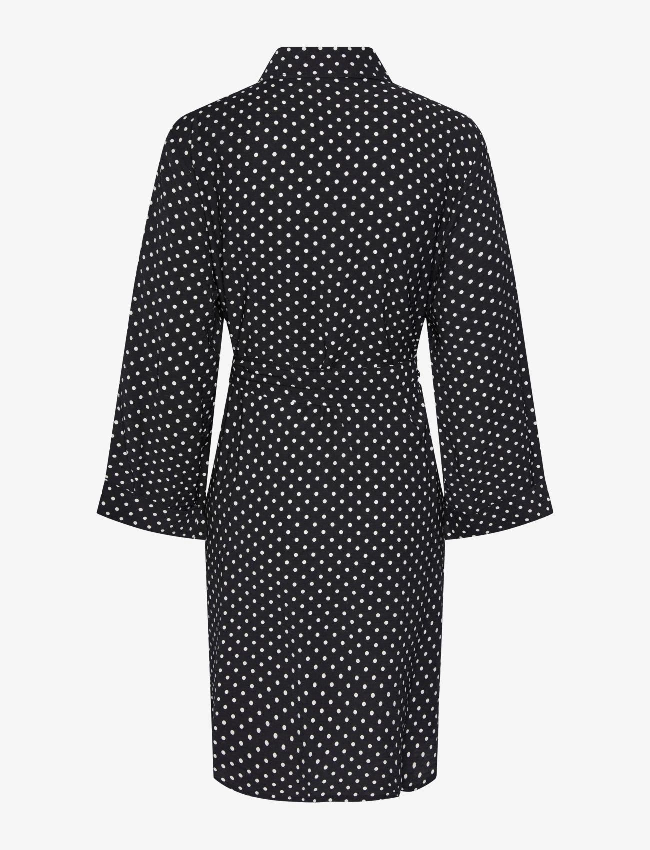 YAS - YASDALILA 7/8 SHIRT DRESS - hemdkleider - black - 2