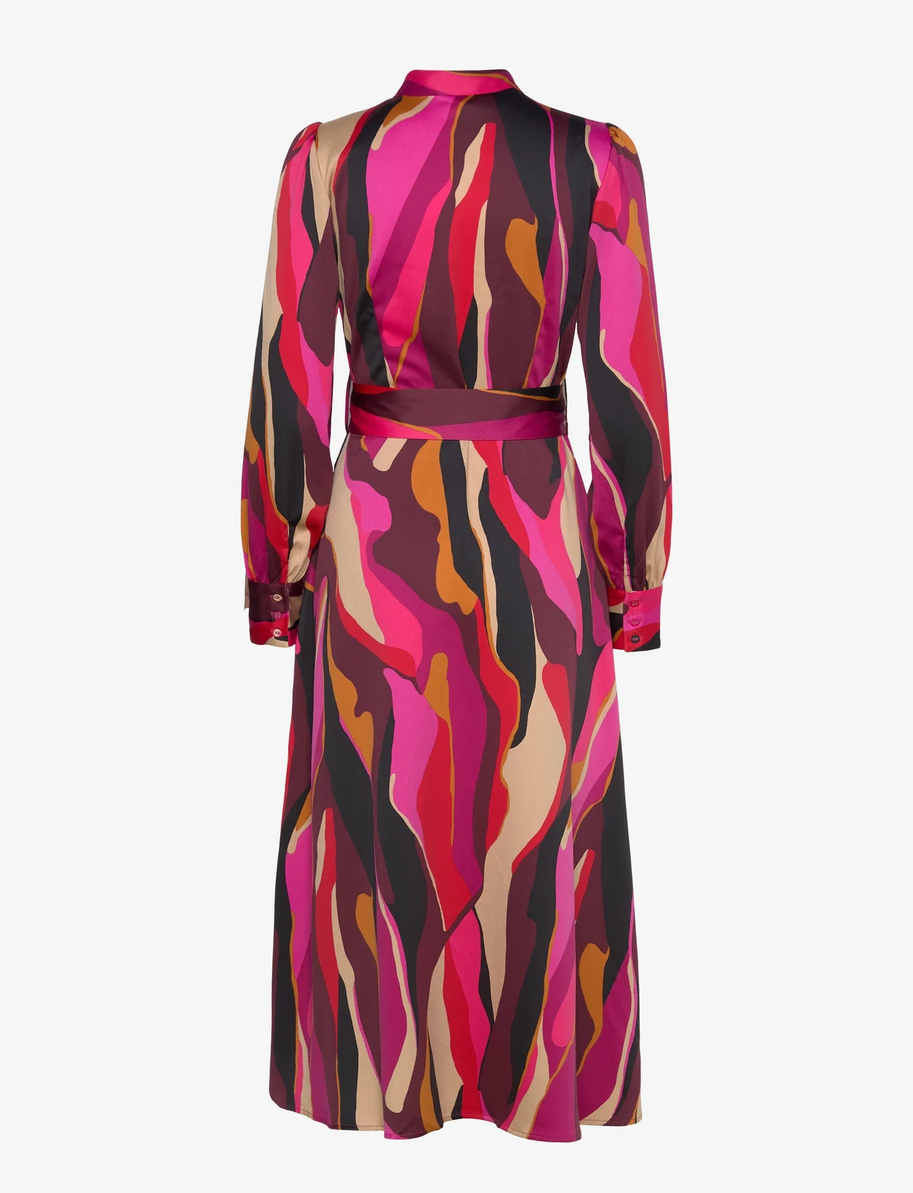 YAS - YASFIGANA LS LONG SHIRT DRESS S. - midi jurken - rose violet - 1