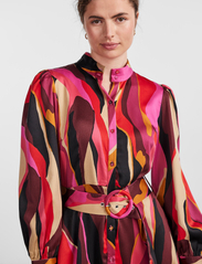 YAS - YASFIGANA LS LONG SHIRT DRESS S. - midi-kleider - rose violet - 5