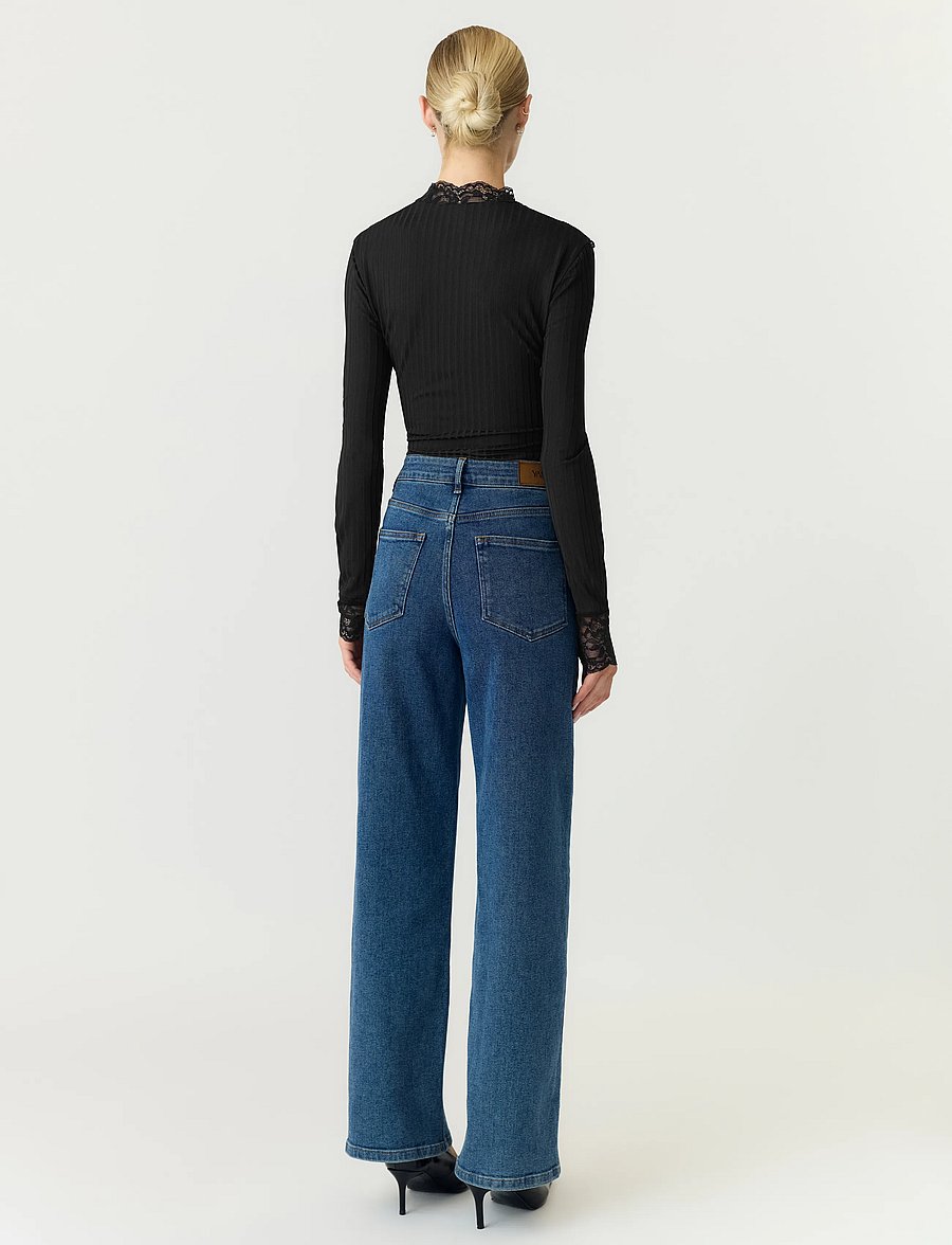 YAS - YASBLACE LS TOP S. NOOS - långärmade toppar - black - 3