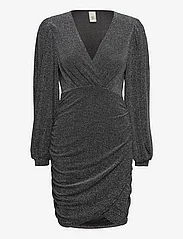 YAS - YASTIKKA LS GLITTER DRESS - SHOW - ballīšu apģērbs par outlet cenām - black - 0